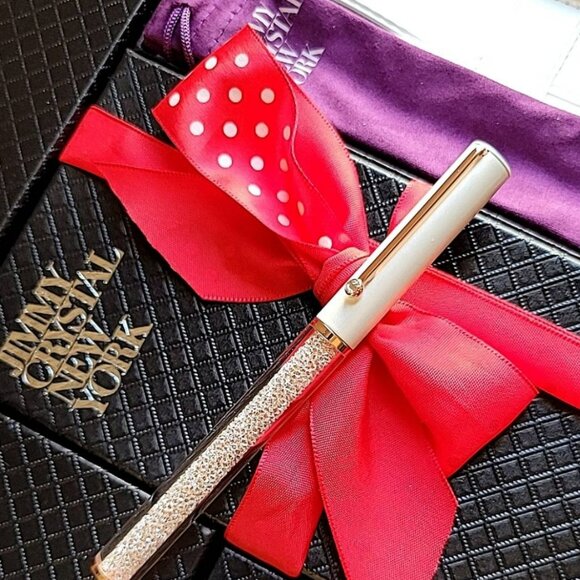 Crystal Adorned Pen Gift Set - "Willow" 1050 | Authentic Jimmy Crystal New York - Picture 4 of 7